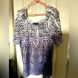 Lane Bryant Cheetah Blouse